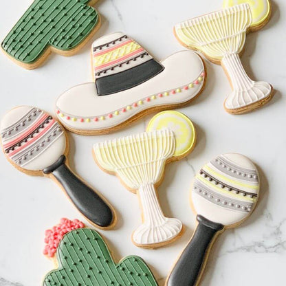 Maracas Fiesta Cookie Cutter and Embosser