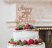 Happy 21st Birthday Pretty Cake Topper Glitter Card Rose Gold