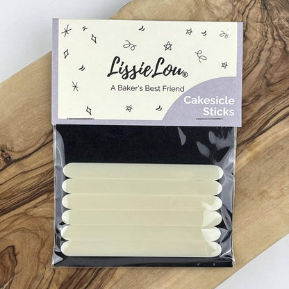 Ivory Acrylic Cakesicle Lollipop Sticks