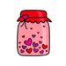 Jar of Hearts Valentine's Cookie Cutter