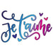 Je T'aime Valentine's Cookie Cutter