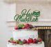Hajj Mubarak Pretty Cake Topper Glitter Card Green