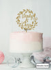 Custom Names Wreath Wedding Acrylic Shopify - Metallic Gold