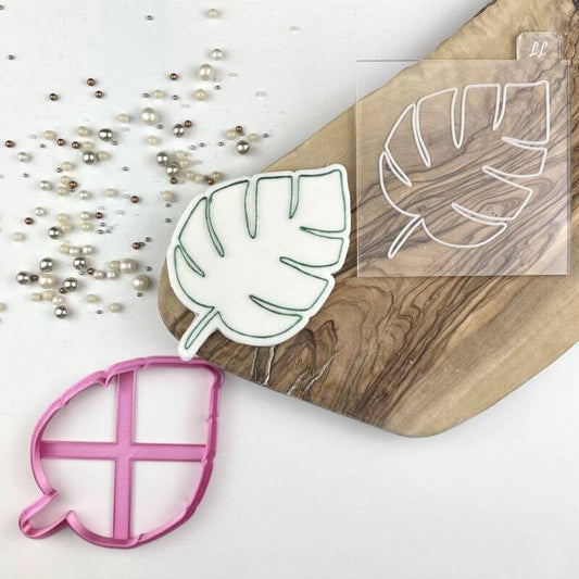 Jungle Leaf Cookie Cutter and Embosser