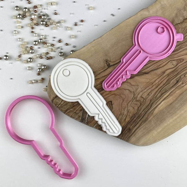Key Cookie Cutter and Stamp
