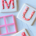 M Tile Mother's Day Cookie Cutter and Stamp