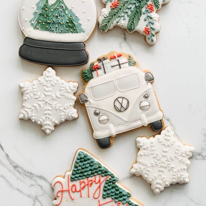 Mini Snowflake Christmas Cookie Cutter and Stamp
