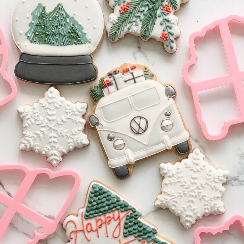 Christmas W Van Cookie Cutter and Embosser