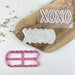 Kisses and Hugs XOXO Valentine's Cookie Cutter and Embosser