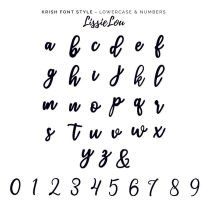Krish is 30 Font Style Name Cake Topper Premium 3mm Acrylic or Birch Wood