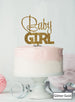 Baby Girl Baby Shower Cake Topper Premium 3mm Acrylic Glitter Gold