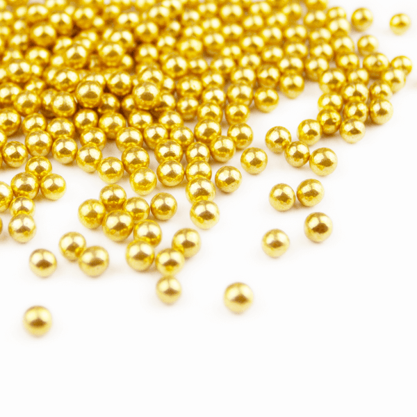Vintage Gold Metallic Sugar Ball Sprinkles