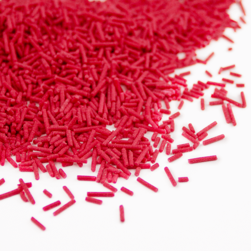 Red Strand Sugar Sprinkles