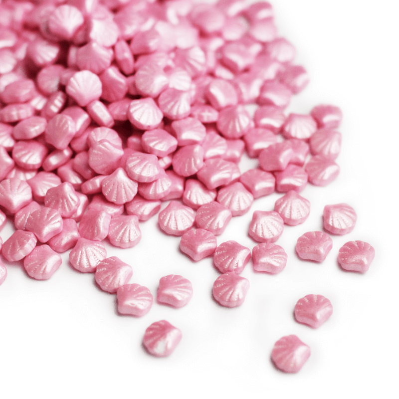 Pink Shell Sugar Sprinkles