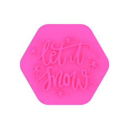 Let It Snow Cookie Stamp