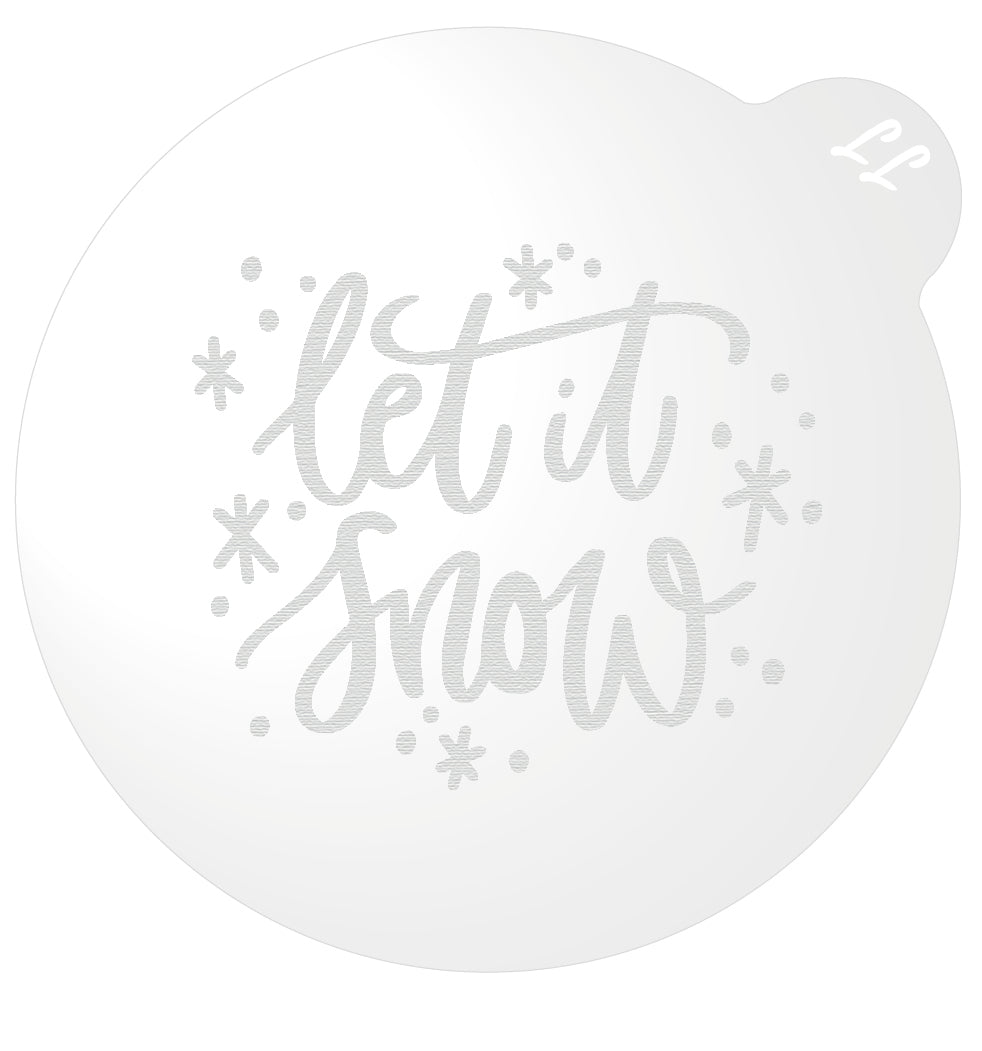 Let It Snow Cookie Embosser