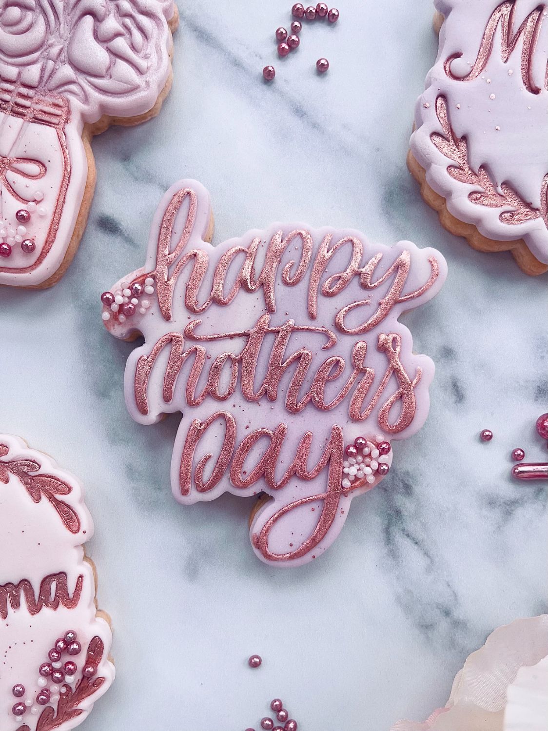 Happy Mother's Day Style 1 Cookie Cutter and Embosser