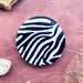 Zebra Animal Print Texture Tile Jungle Cookie Cutter and Embosser