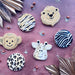 Tiger Animal Print Texture Tile Jungle Cookie Cutter and Embosser