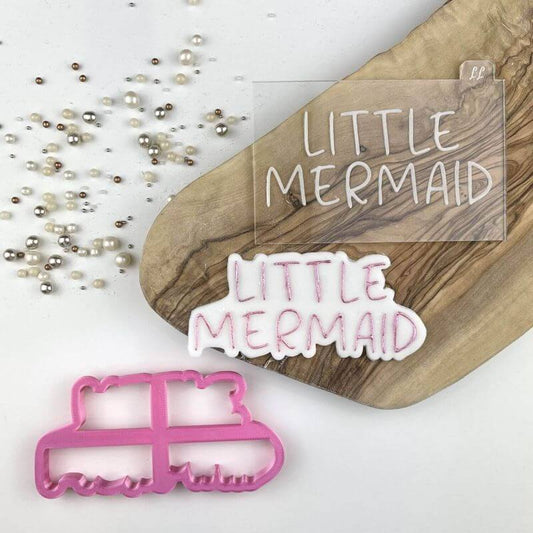 Little Mermaid Under The Sea Cookie Cutter and Embosser