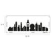 London Skyline Stencil - Border Size Design