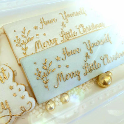 Have Yourself a Merry Little Christmas Cookie Cutter and Embosser
