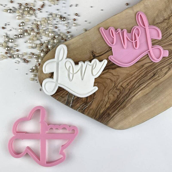 Love in Florence Font Wedding Cookie Cutter and Stamp