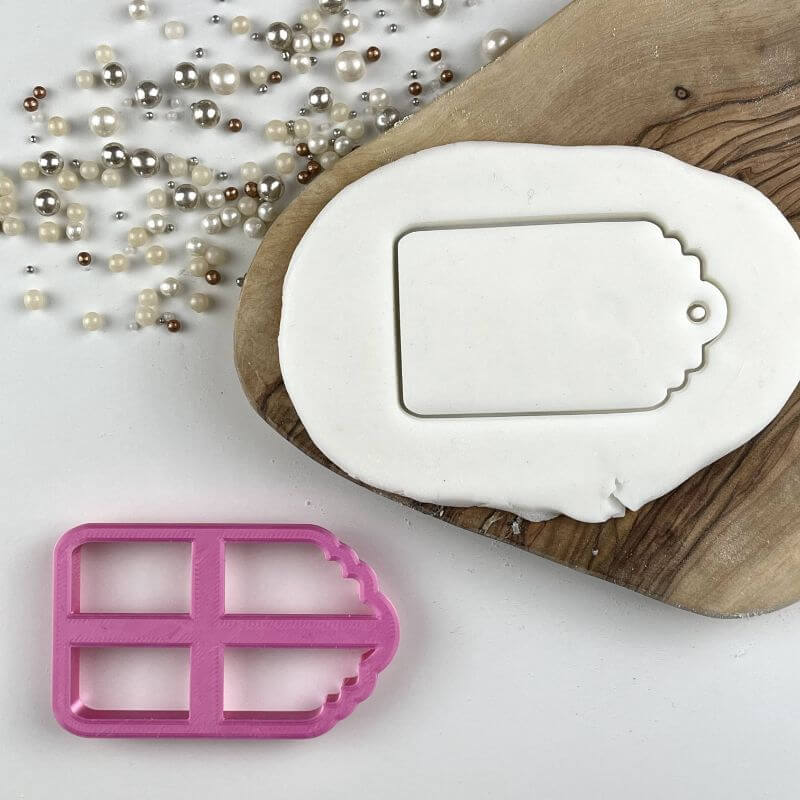 Luggage Tag Cookie Cutter