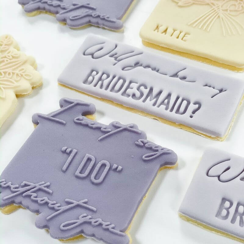 Soho Cookies Will You be My Bridesmaid? Bridal Party Cookie Cutter and Stamp