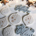 Circle Bauble with Snowflakes Christmas Cookie Cutter and Embosser