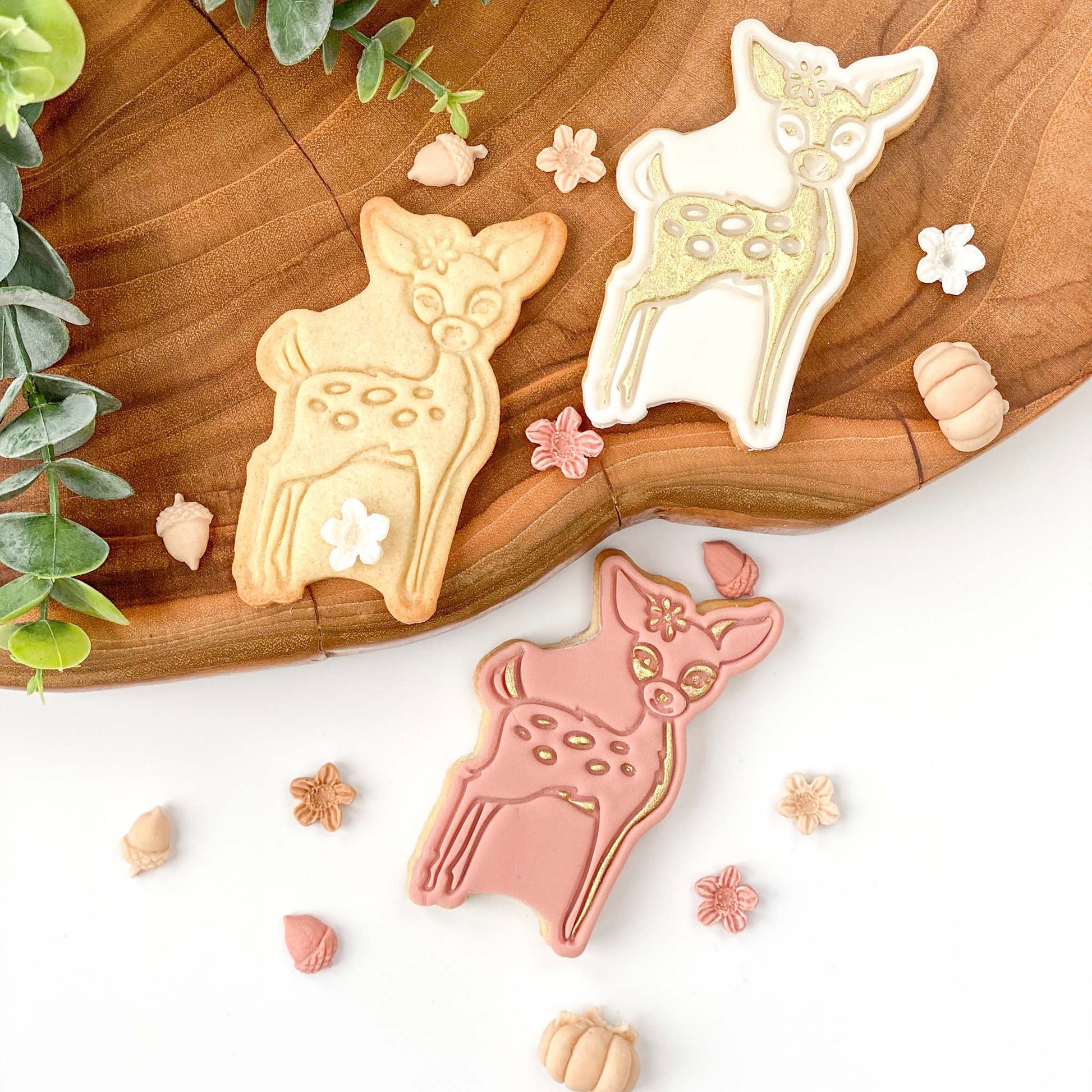 Deer Woodland Cookie Cutter and Stamp