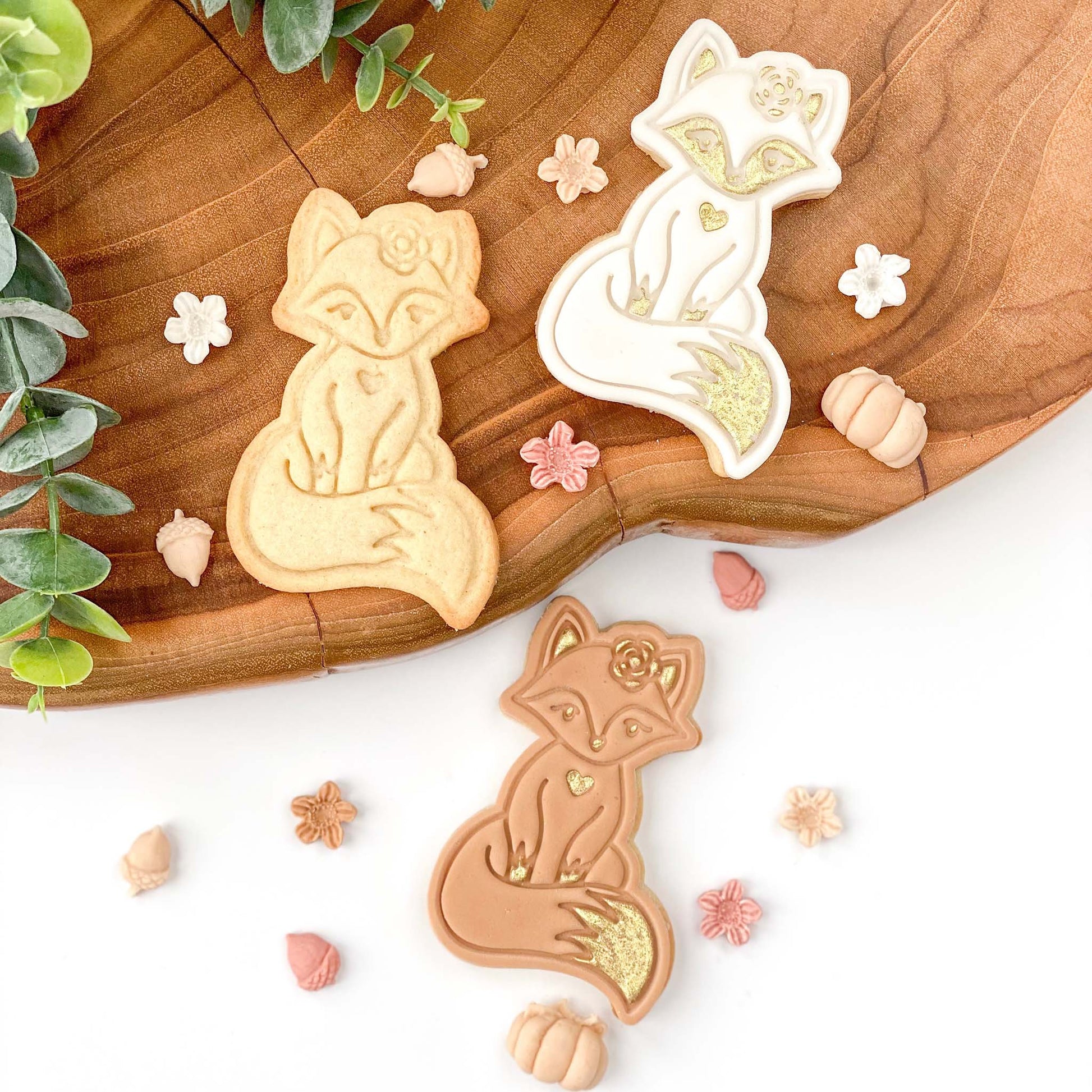 Fox Woodland Cookie Cutter and Stamp