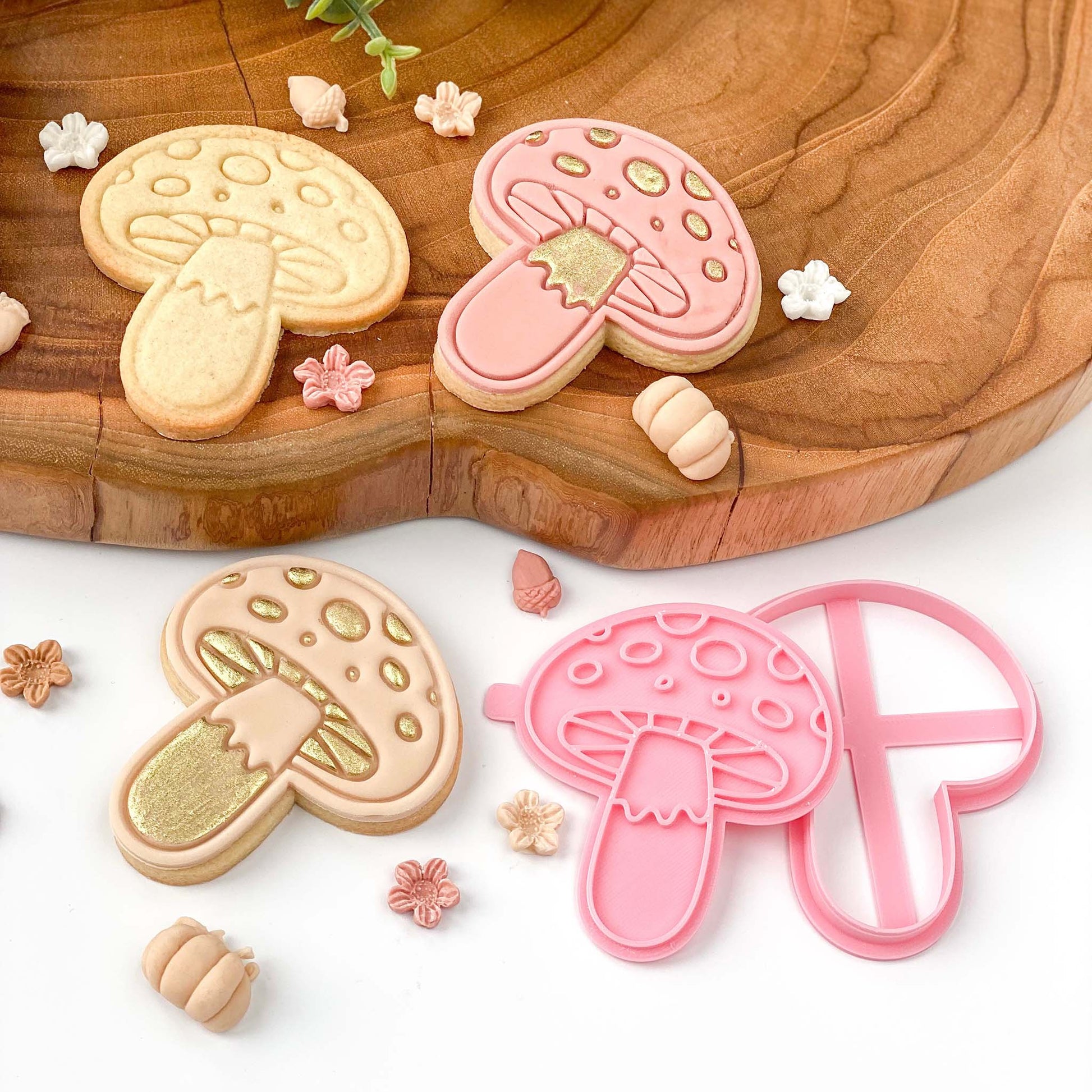Mushroom Woodland Cookie Cutter and Stamp