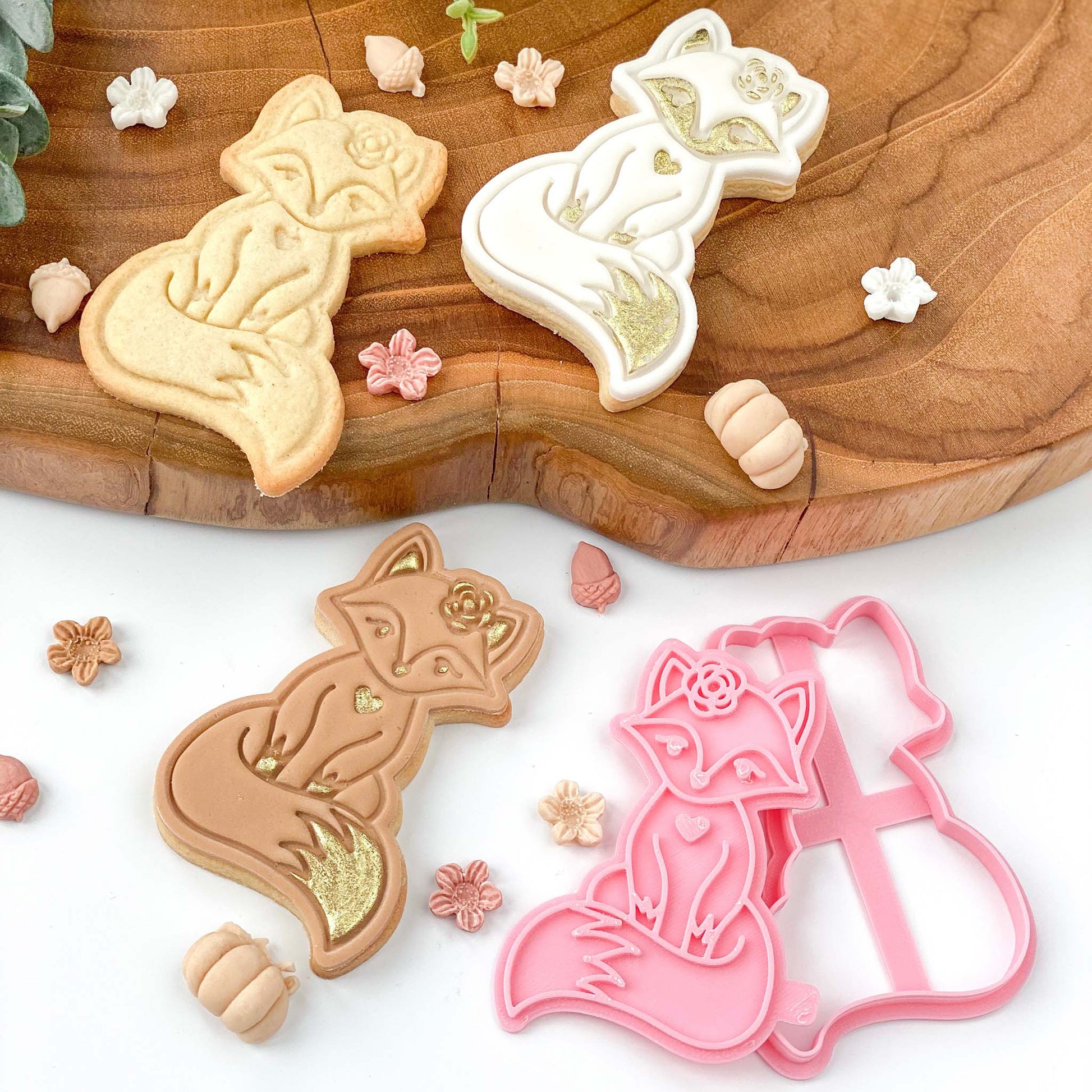 Fox Woodland Cookie Cutter and Stamp