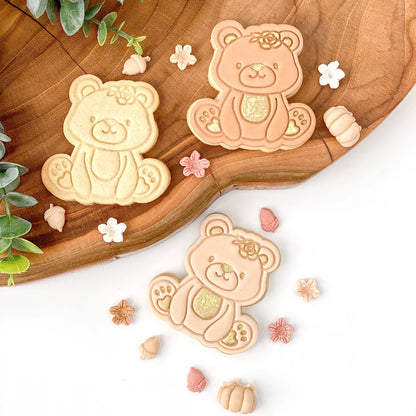Bear Woodland Cookie Cutter and Stamp