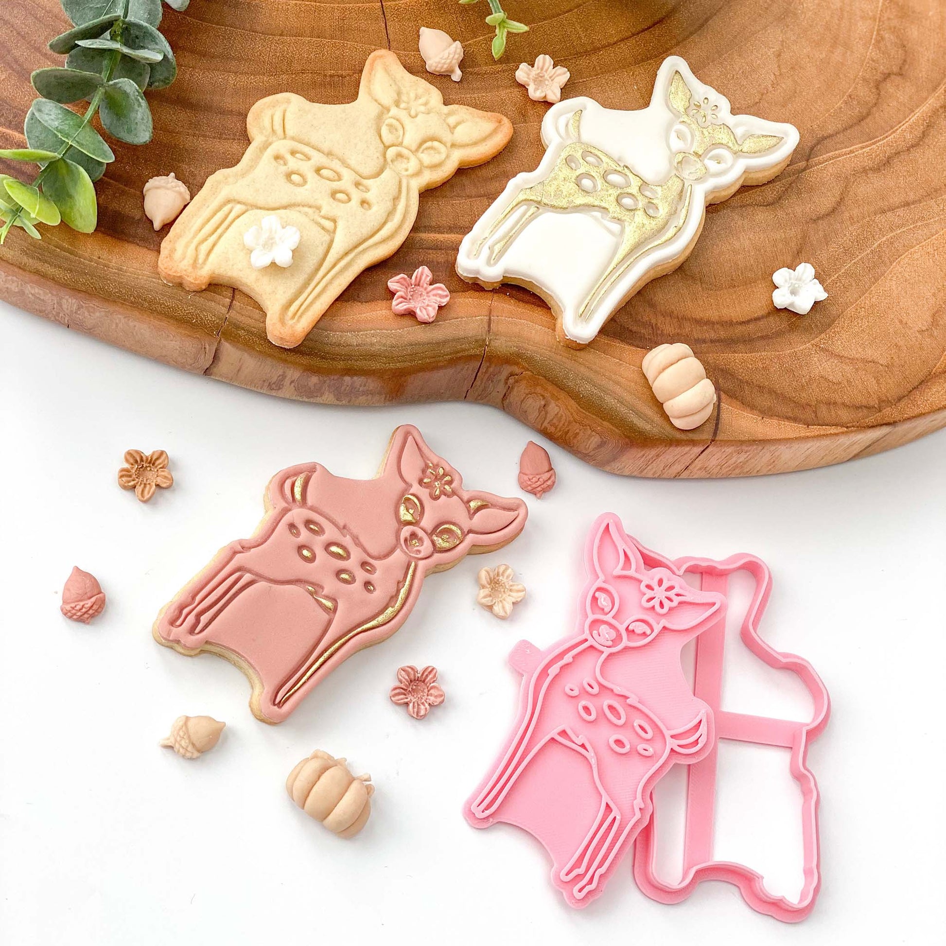 Deer Woodland Cookie Cutter and Stamp