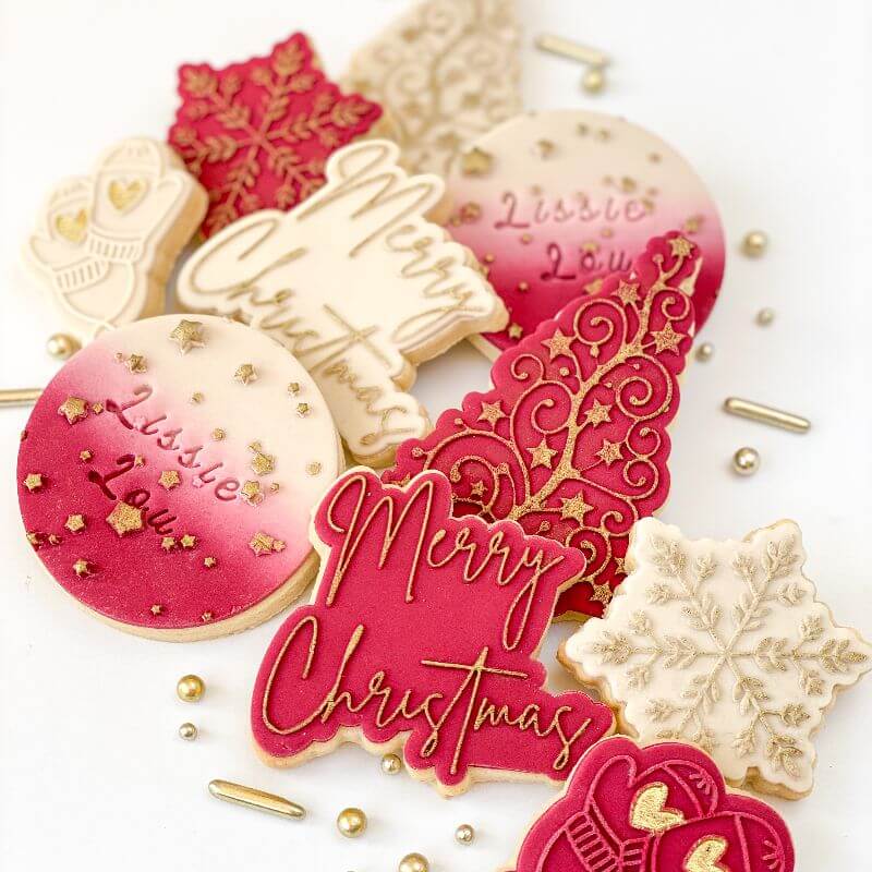 Extravagant Christmas Tree Cookie Cutter and Embosser