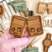 Whiskey Glasses Father's Day Cookie Cutter and Embosser