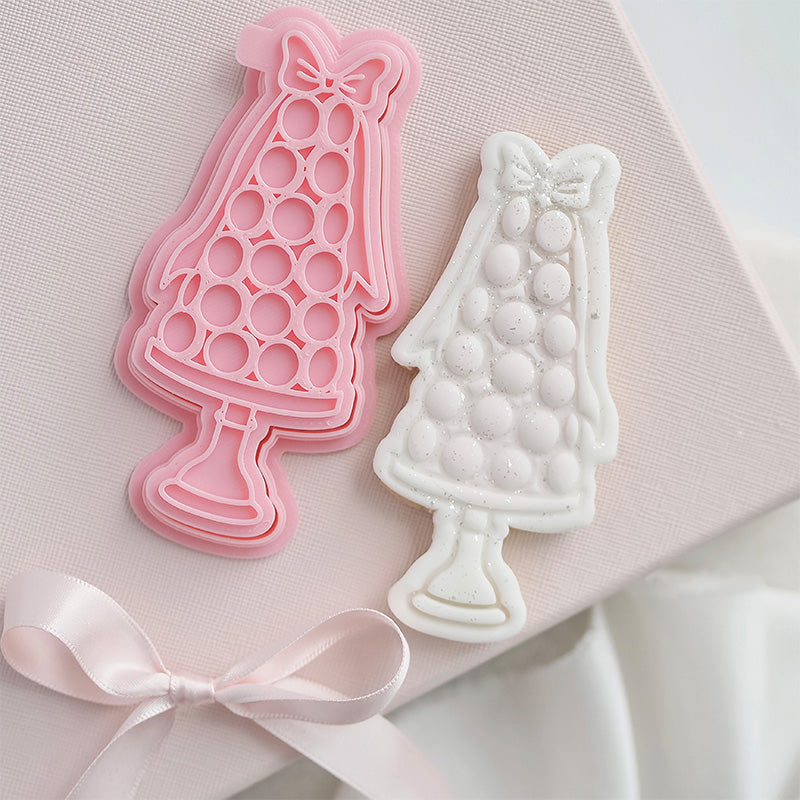 Macaron Tower Wedding Cookie Cutter and Stamp by Catherine Marie Cake