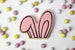Large Floppy Rabbit Ears Easter Cookie Cutter and Stamp