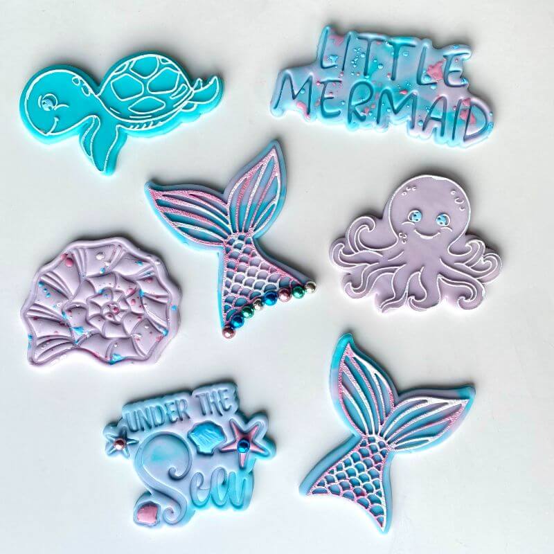 Turtle Under The Sea Cookie Cutter and Embosser