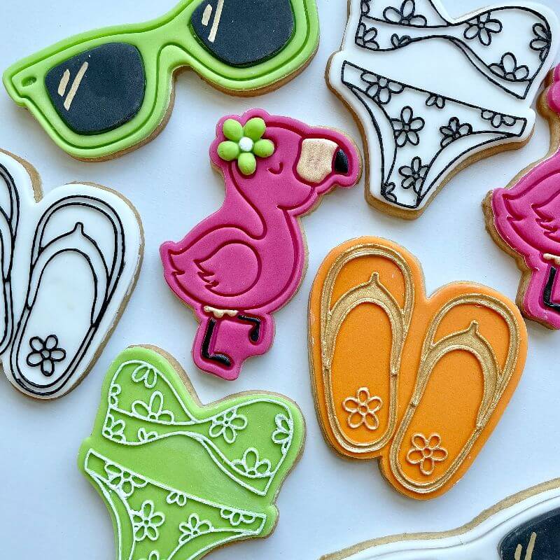 Flip Flops Summer Cookie Cutter and Embosser