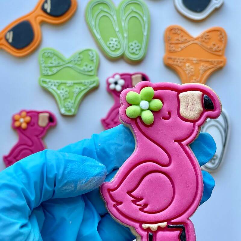 Flamingo Summer Cookie Cutter and Stamp