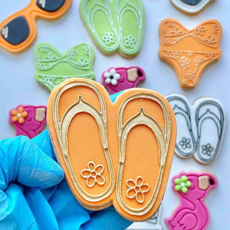 Flip Flops Summer Cookie Cutter and Embosser