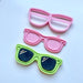 Sunglasses Summer Cookie Cutter and Stamp