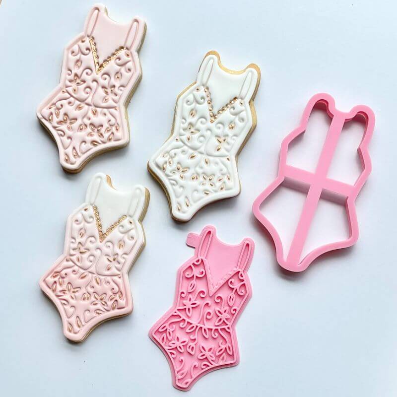 Bodysuit Hen Party Cookie Cutter and Stamp