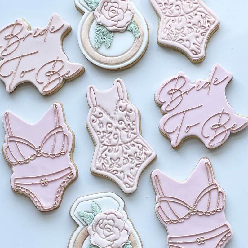 Bra and Knickers Style 2 Hen Party Cookie Cutter and Embosser