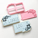 Rectangle with Flowers Cookie Cutter and Stamp