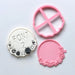 Floral Circle Cookie Cutter and Stamp