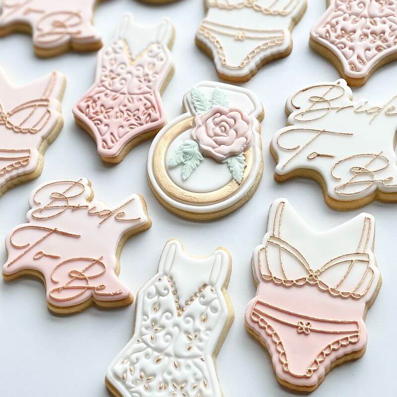 Bra and Knickers Style 2 Hen Party Cookie Cutter and Embosser